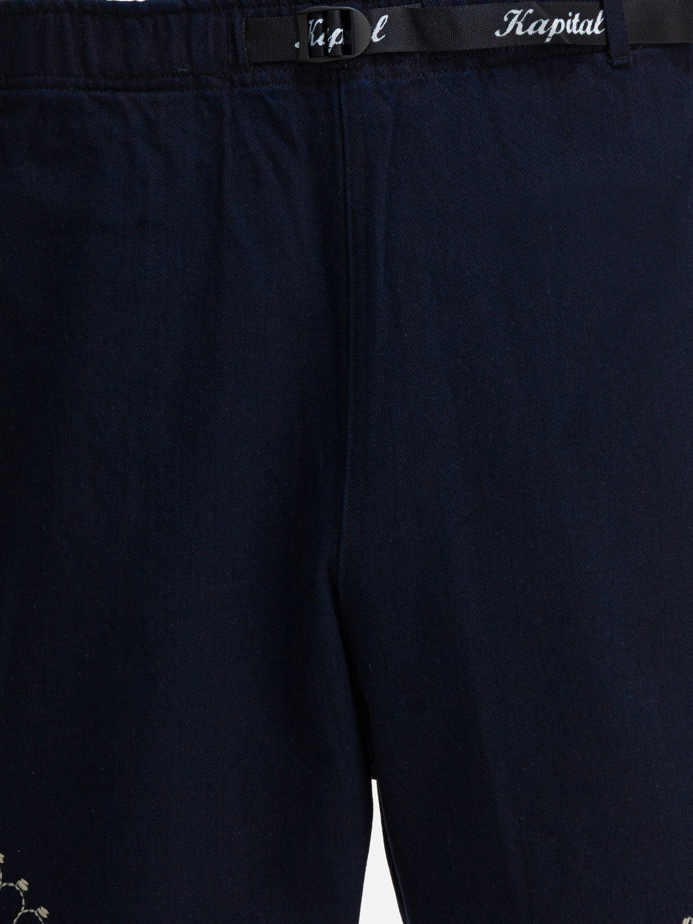 Short con lacci Solid colour  Blu - KAPITAL Uomo | PDP | VIETTI Online Store | thumbnail_3