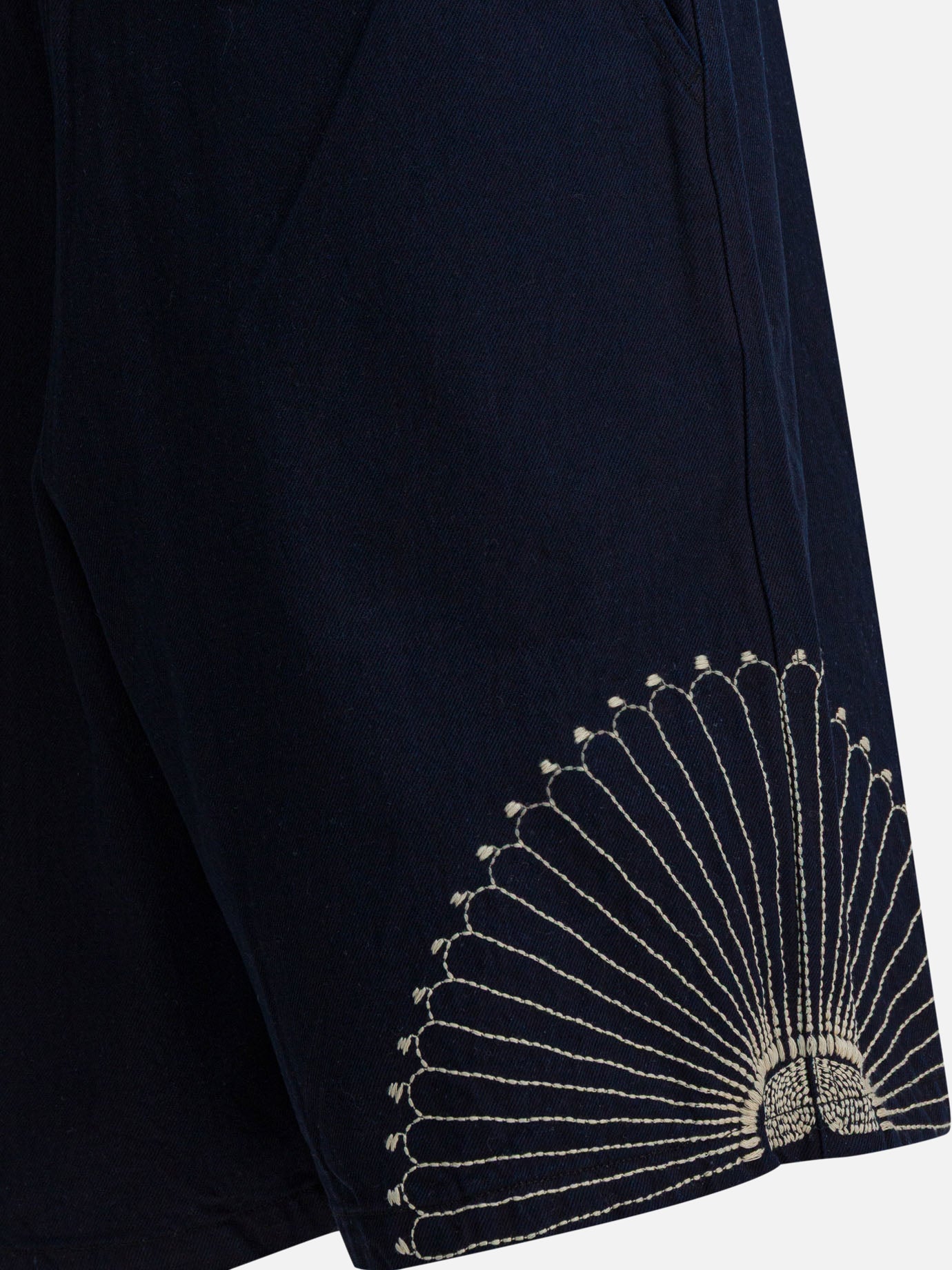 Short con lacci Solid colour  Blu - KAPITAL Uomo | PDP | VIETTI Online Store | Zoom-Modal_4
