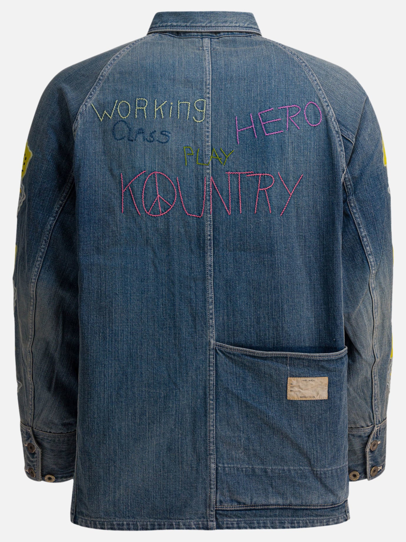 Denim jackets Solid colour  Blue - KAPITAL Men | PDP | VIETTI Online Store | Zoom-Modal_2
