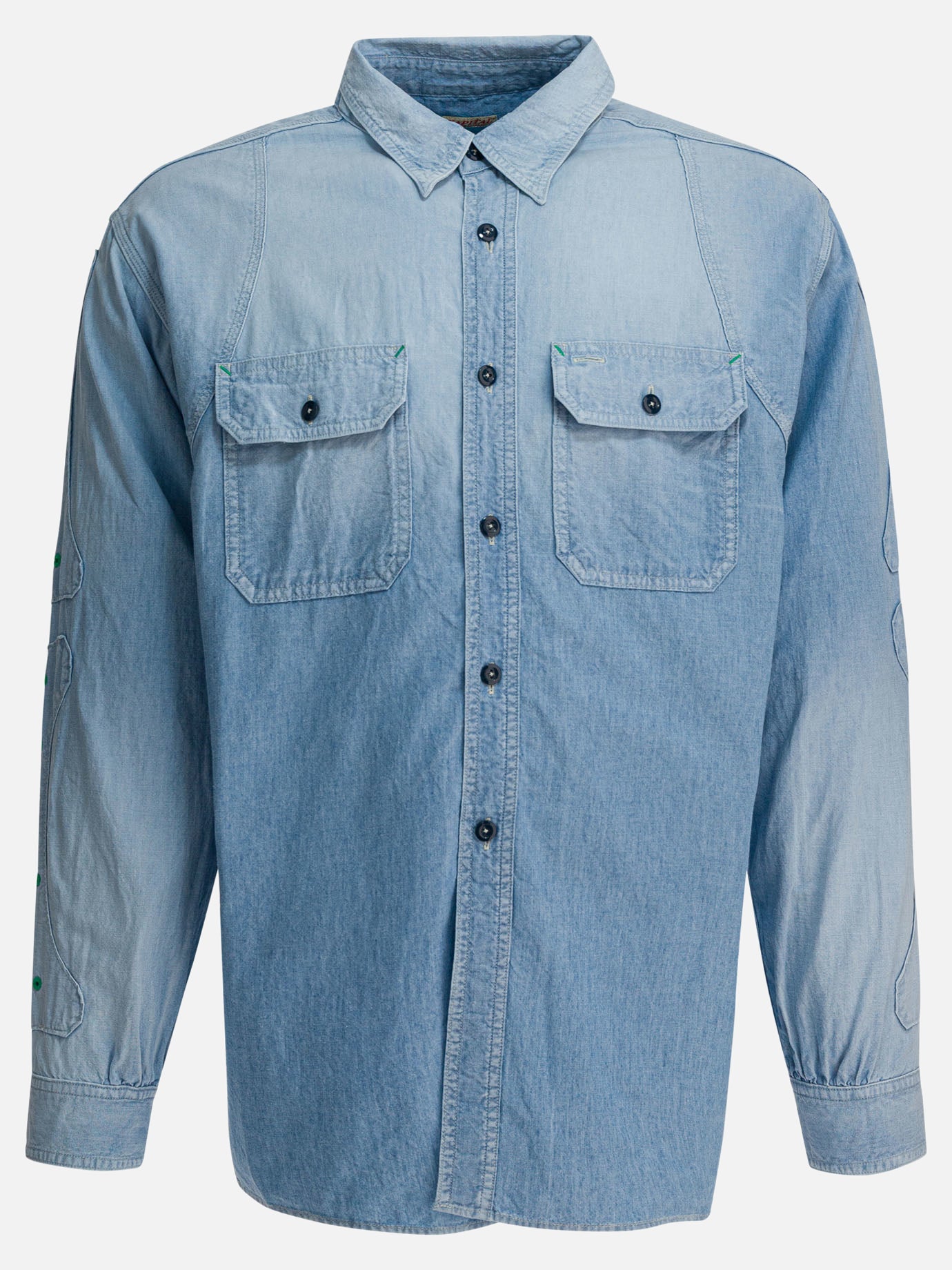 Casual shirts Solid colour  Light blue - KAPITAL Men | PDP | VIETTI Online Store | thumbnail