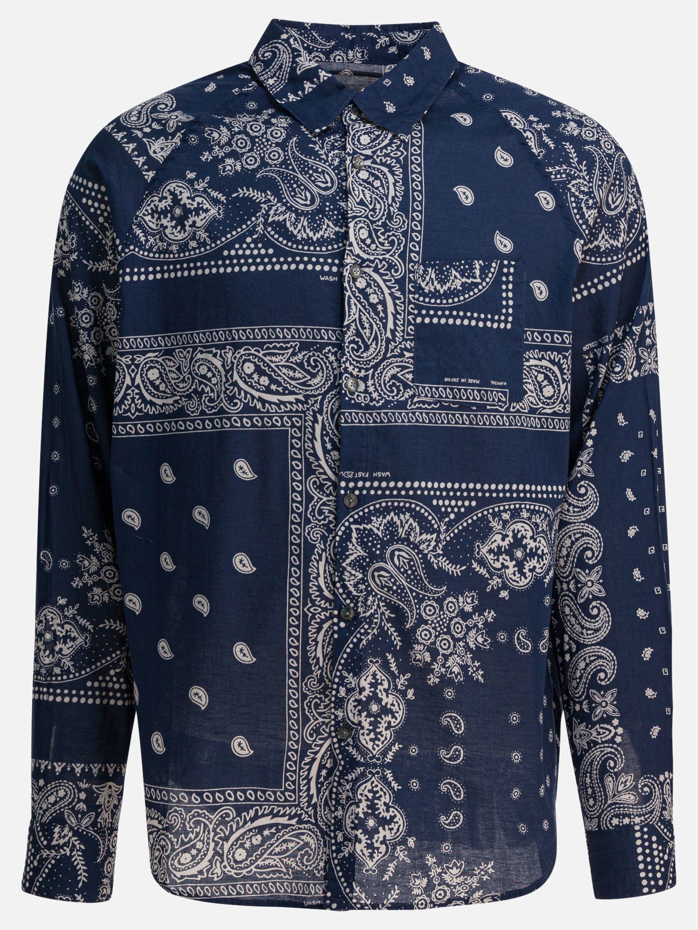 Camicie casual Paisley  Blu - KAPITAL Uomo | PDP | VIETTI Online Store | thumbnail