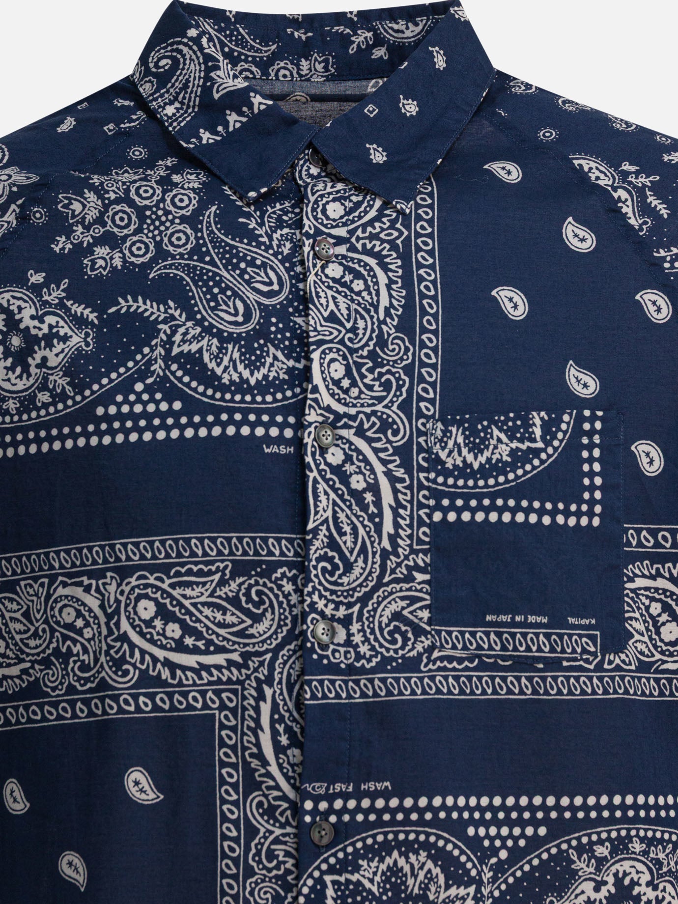 Camicie casual Paisley  Blu - KAPITAL Uomo | PDP | VIETTI Online Store | thumbnail_3