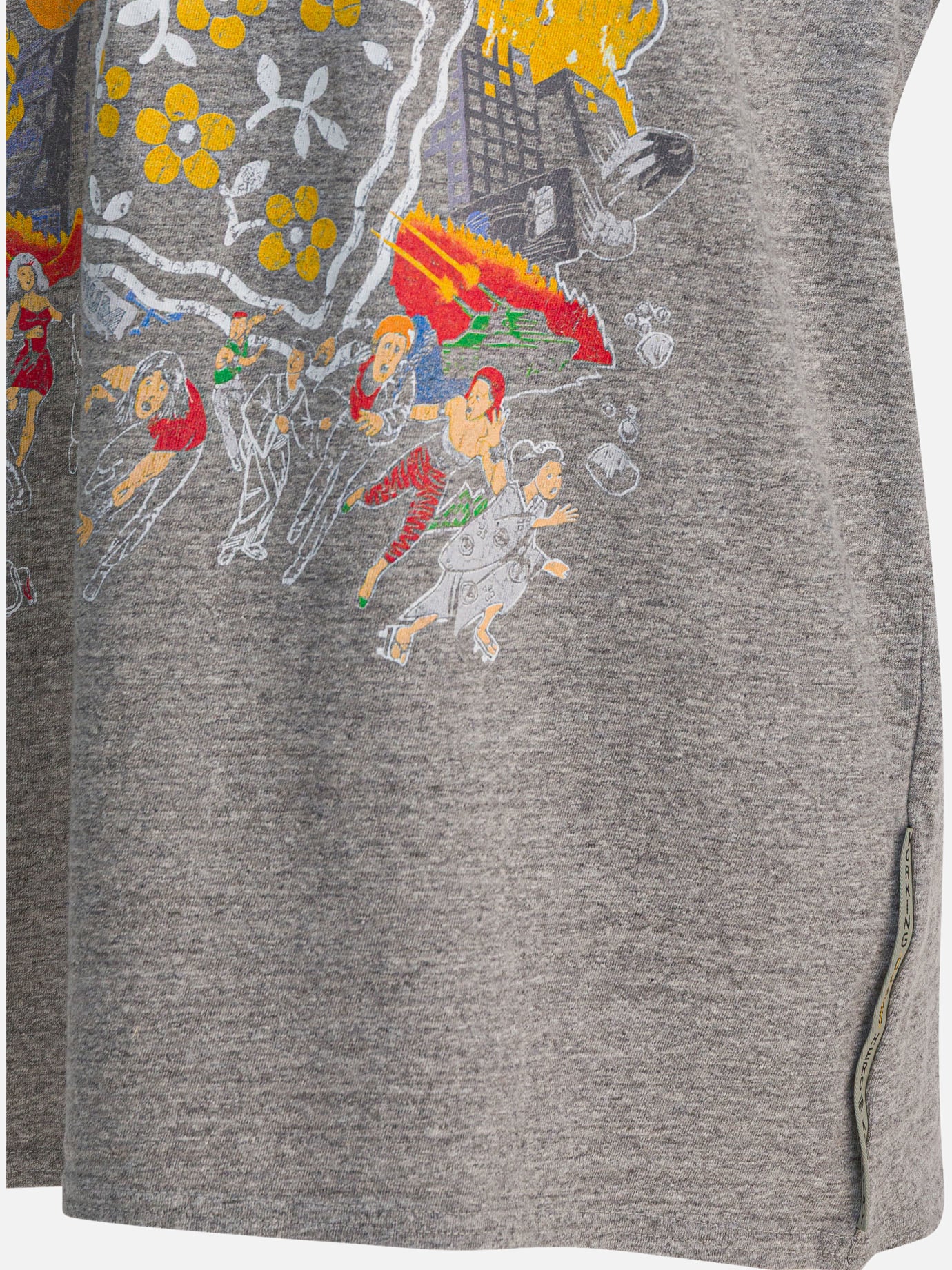 T-shirt girocollo Graphics  Grigio - KAPITAL Uomo | PDP | VIETTI Online Store | thumbnail_4