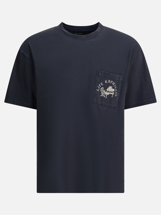 T-shirt girocollo Graphics  Nero - KAPITAL Uomo | PLP | VIETTI Online Store 
