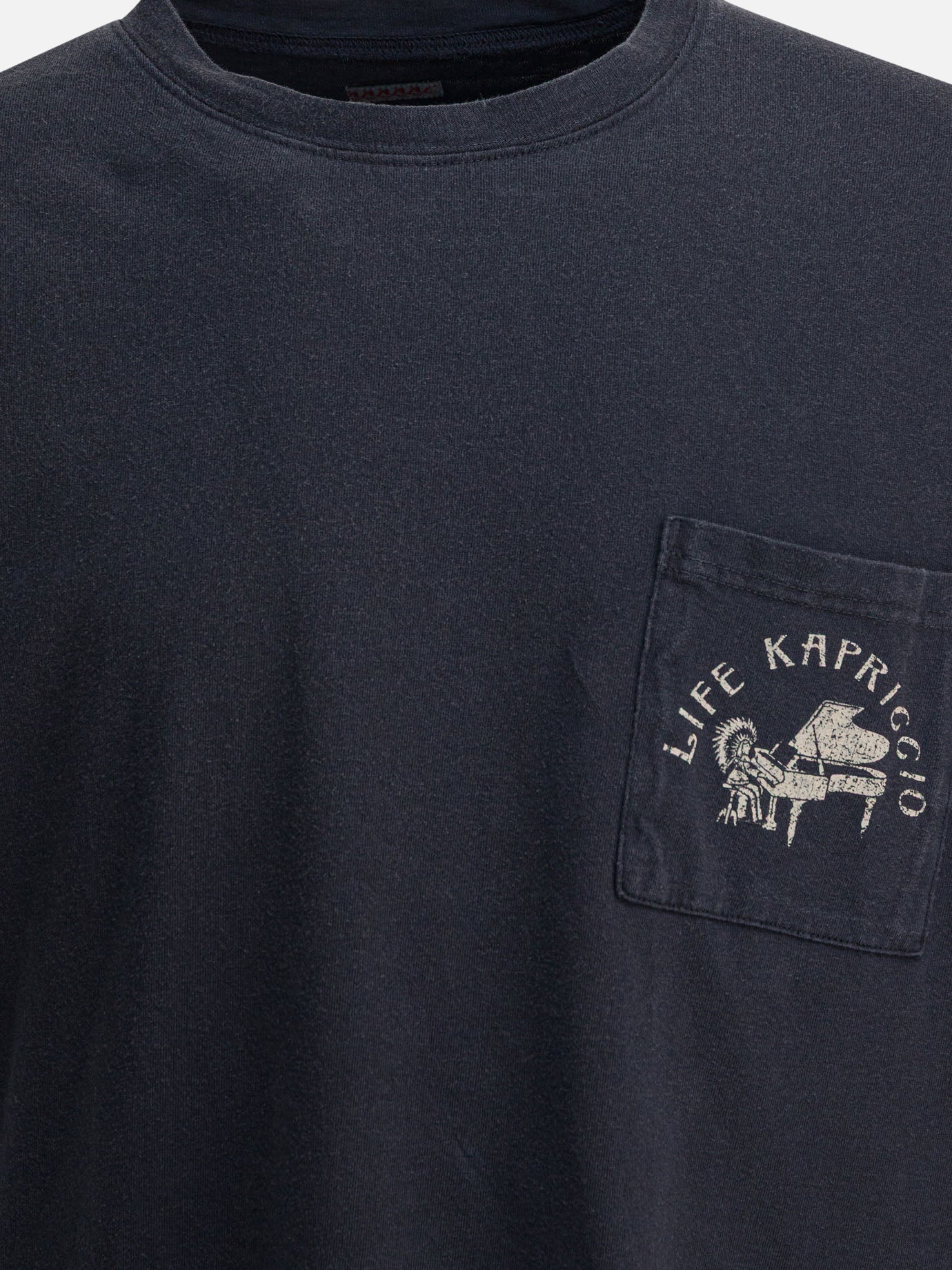 T-shirt girocollo Graphics  Nero - KAPITAL Uomo | PDP | VIETTI Online Store | thumbnail_3