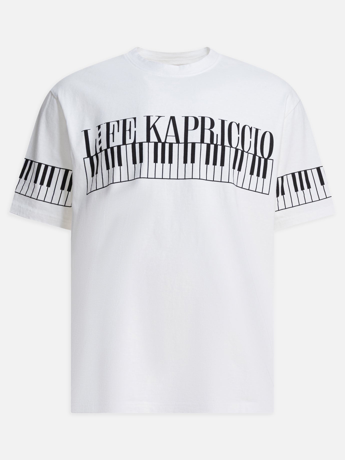 T-shirt girocollo Graphics  Bianco - KAPITAL Uomo | PDP | VIETTI Online Store | thumbnail