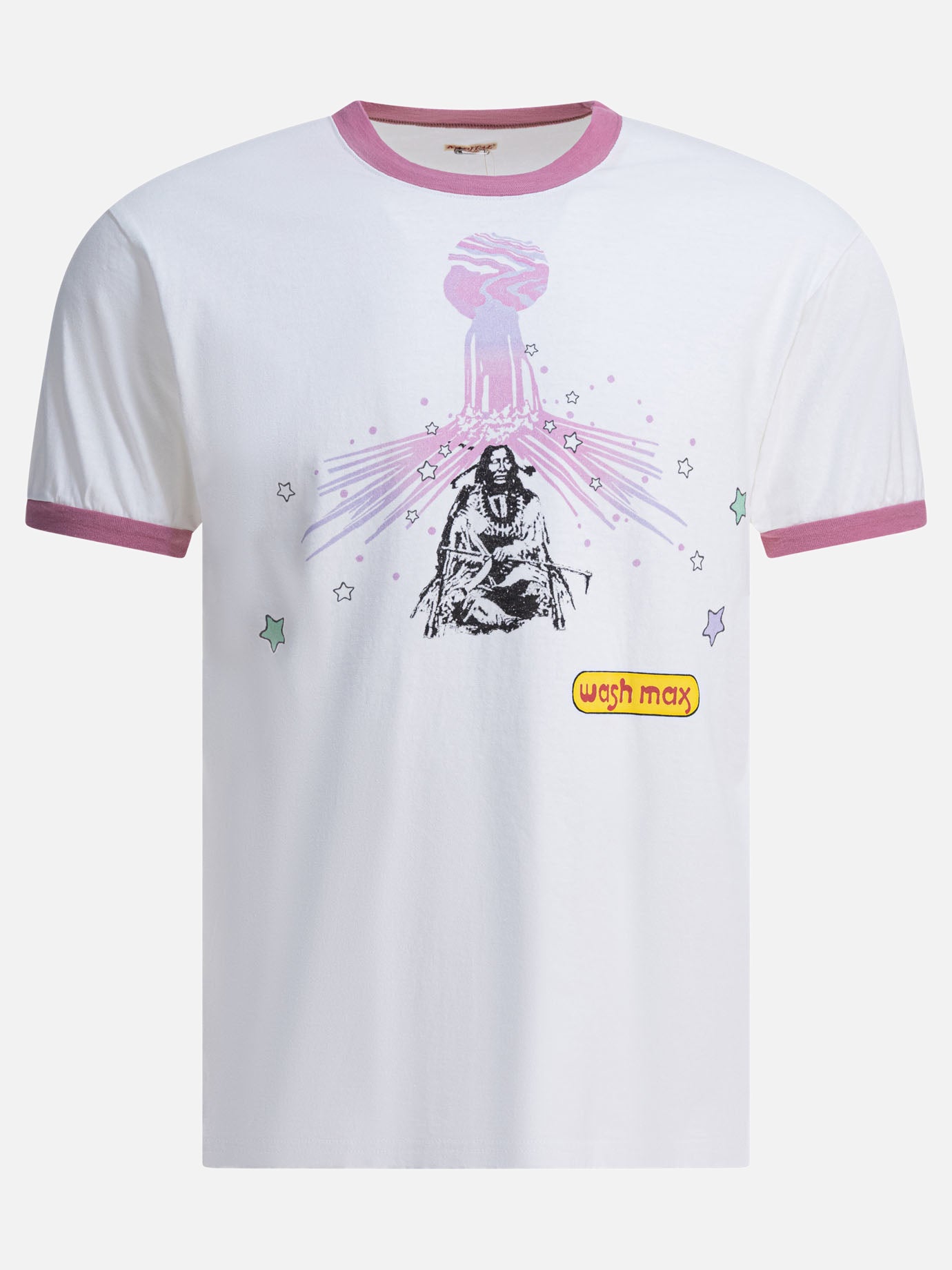 T-shirt girocollo Graphics  Bianco - KAPITAL Uomo | PDP | VIETTI Online Store | Zoom-Modal
