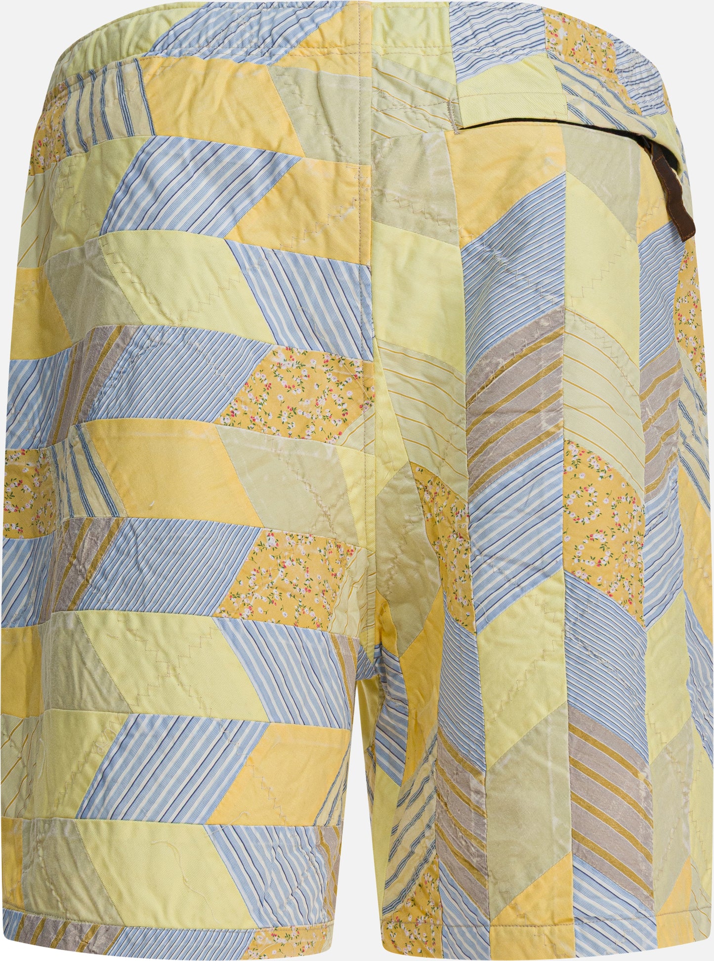 Short con lacci Patchwork  Giallo - KAPITAL Uomo | PDP | VIETTI Online Store | Zoom-Modal_2
