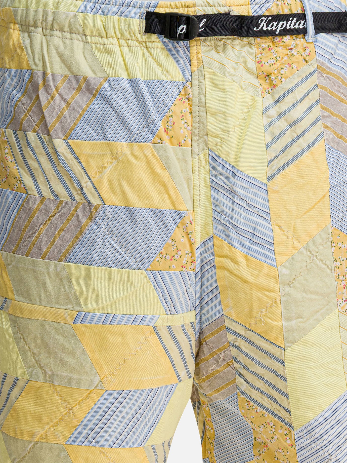 Short con lacci Patchwork  Giallo - KAPITAL Uomo | PDP | VIETTI Online Store | Zoom-Modal_3
