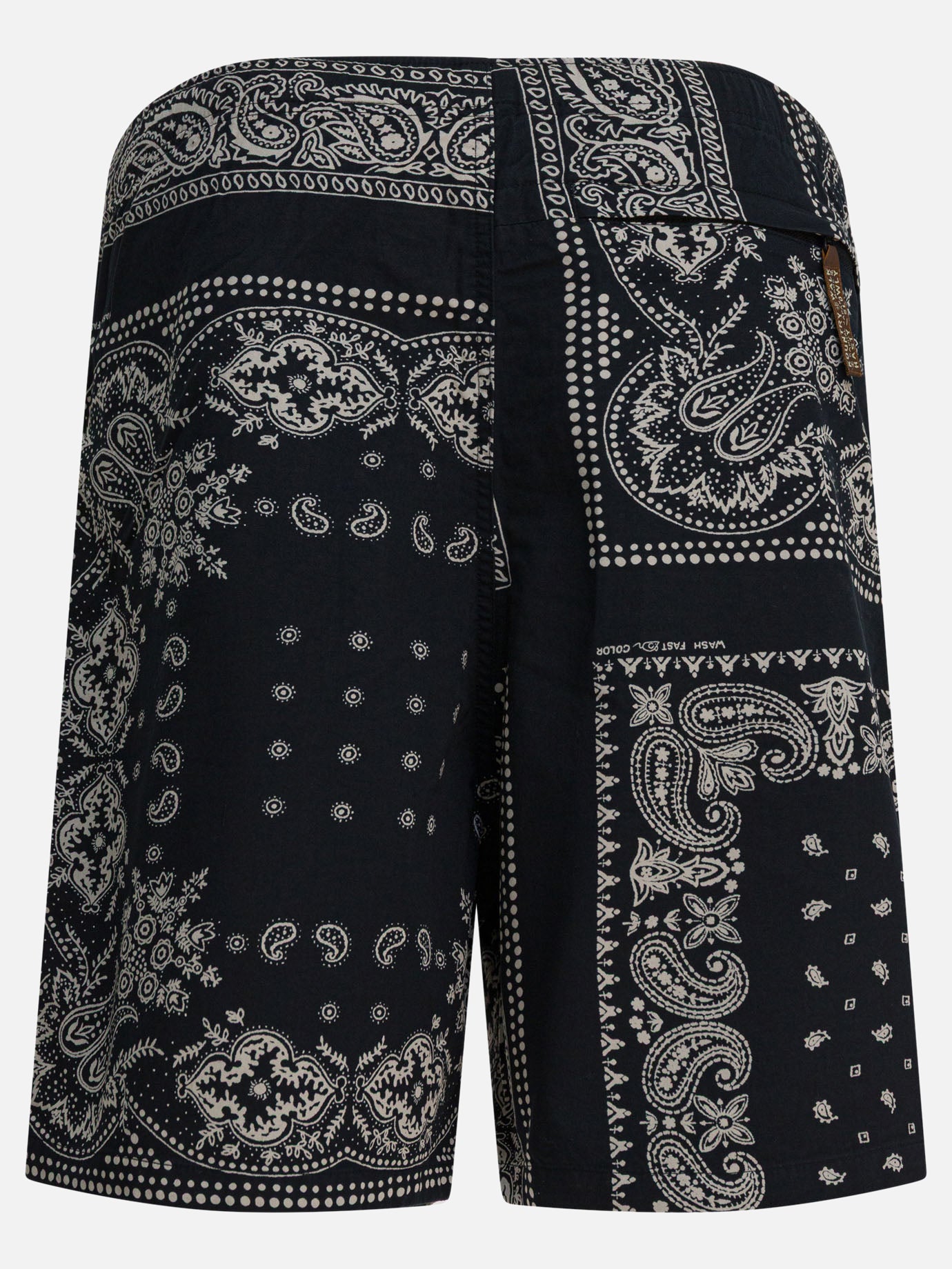 Short con lacci Paisley  Nero - KAPITAL Uomo | PDP | VIETTI Online Store | thumbnail_2