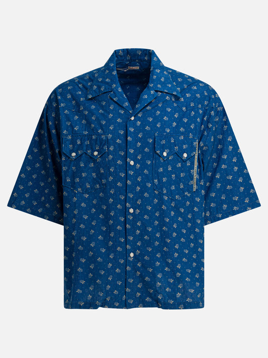 Camicie casual Floral  Blu - KAPITAL Uomo | PLP | VIETTI Online Store 
