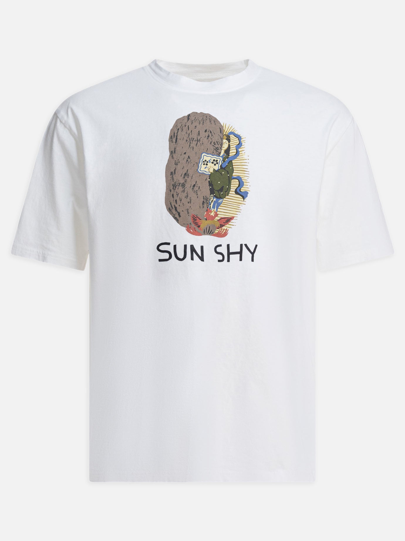 T-shirt girocollo Graphics  Bianco - KAPITAL Uomo | PDP | VIETTI Online Store | thumbnail