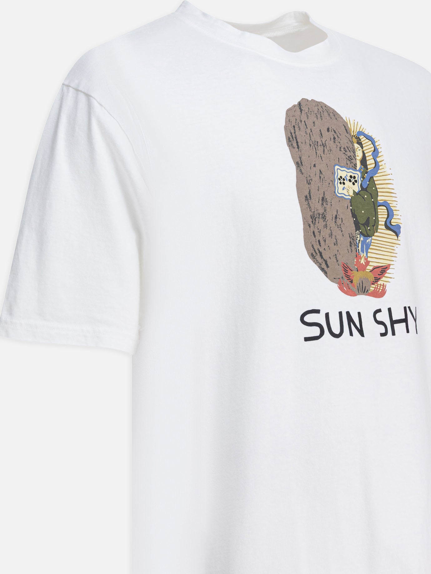 T-shirt girocollo Graphics  Bianco - KAPITAL Uomo | PDP | VIETTI Online Store | Zoom-Modal_4
