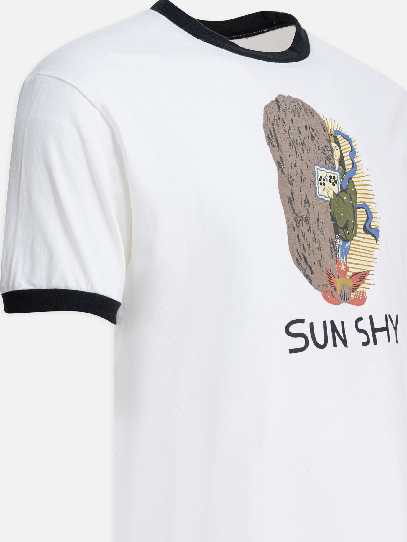 T-shirt girocollo Graphics  Bianco - KAPITAL Uomo | PDP | VIETTI Online Store | thumbnail_4