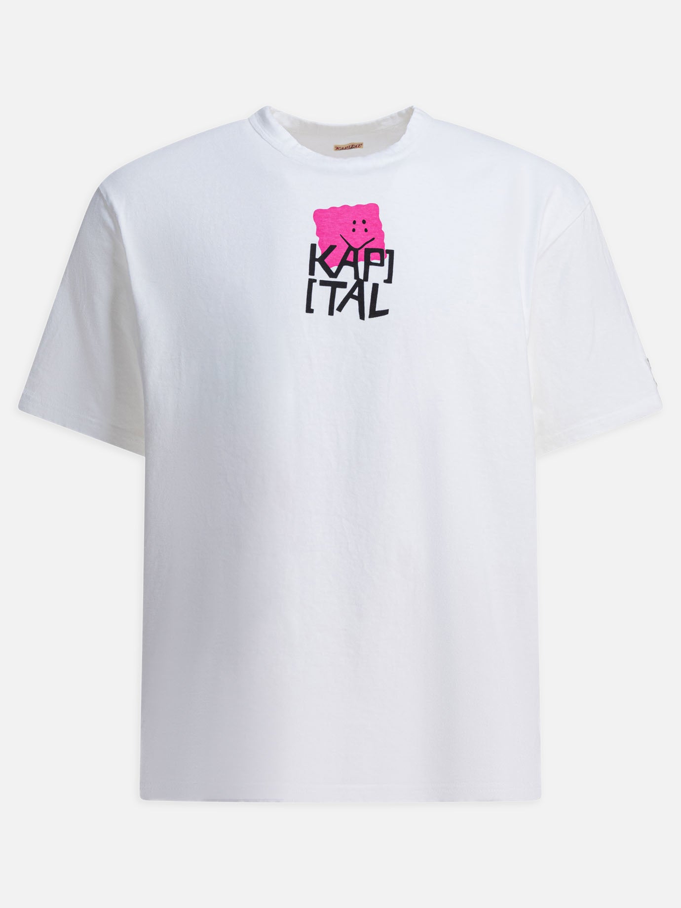 T-shirt girocollo Logo  Bianco - KAPITAL Uomo | PDP | VIETTI Online Store | thumbnail