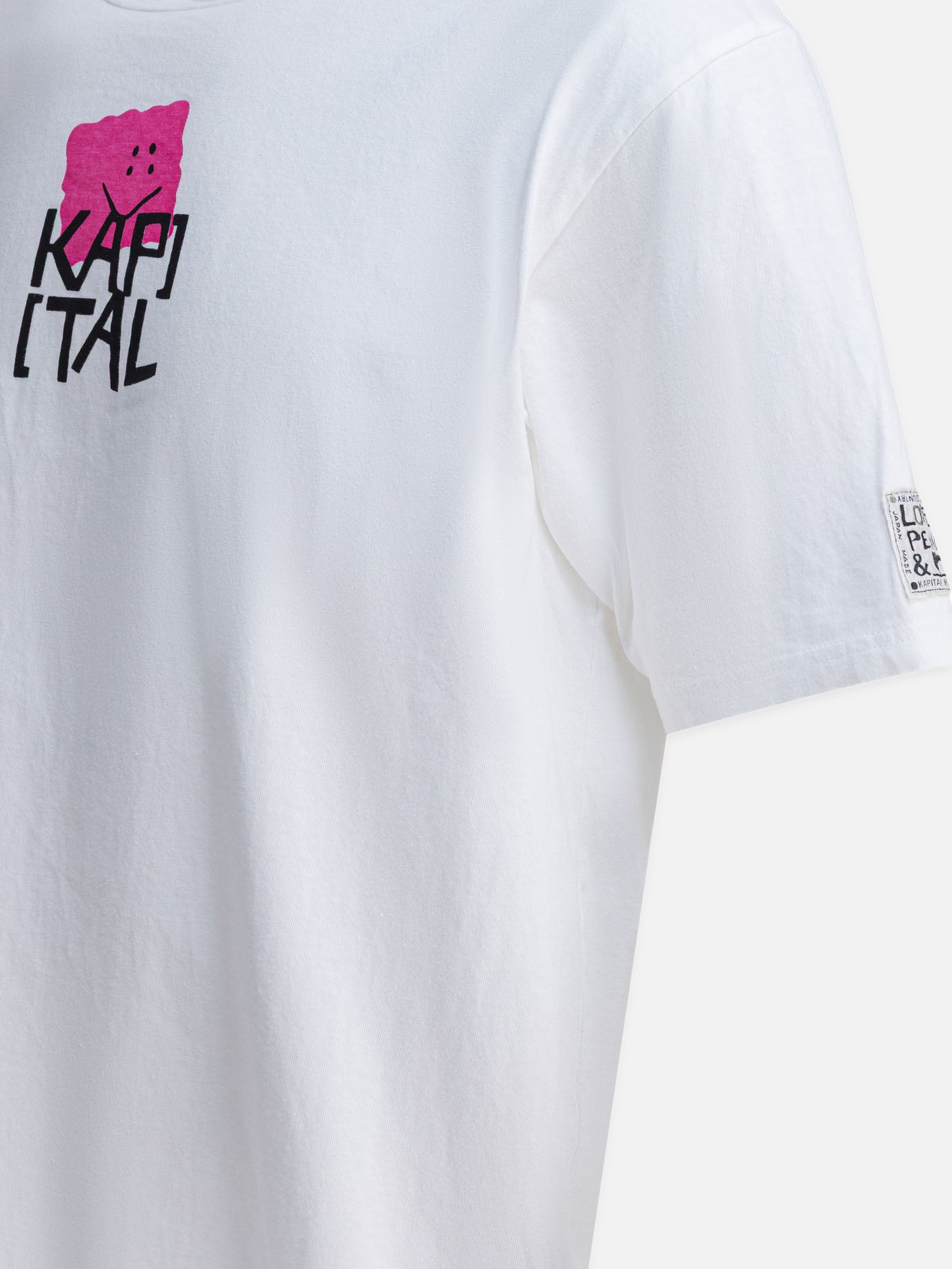 T-shirt girocollo Logo  Bianco - KAPITAL Uomo | PDP | VIETTI Online Store | Zoom-Modal_4
