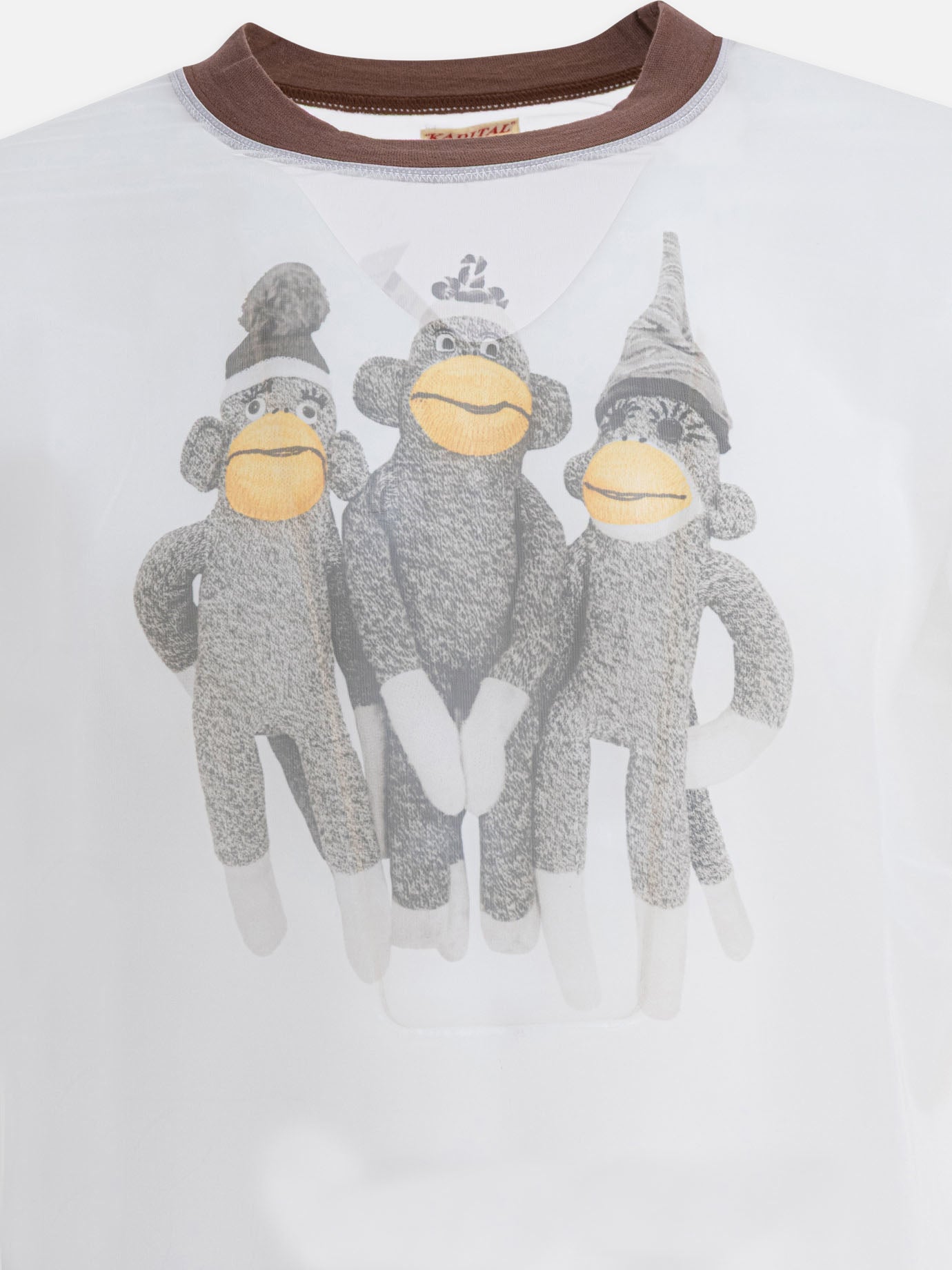 T-shirt girocollo Graphics  Bianco - KAPITAL Uomo | PDP | VIETTI Online Store | thumbnail_3