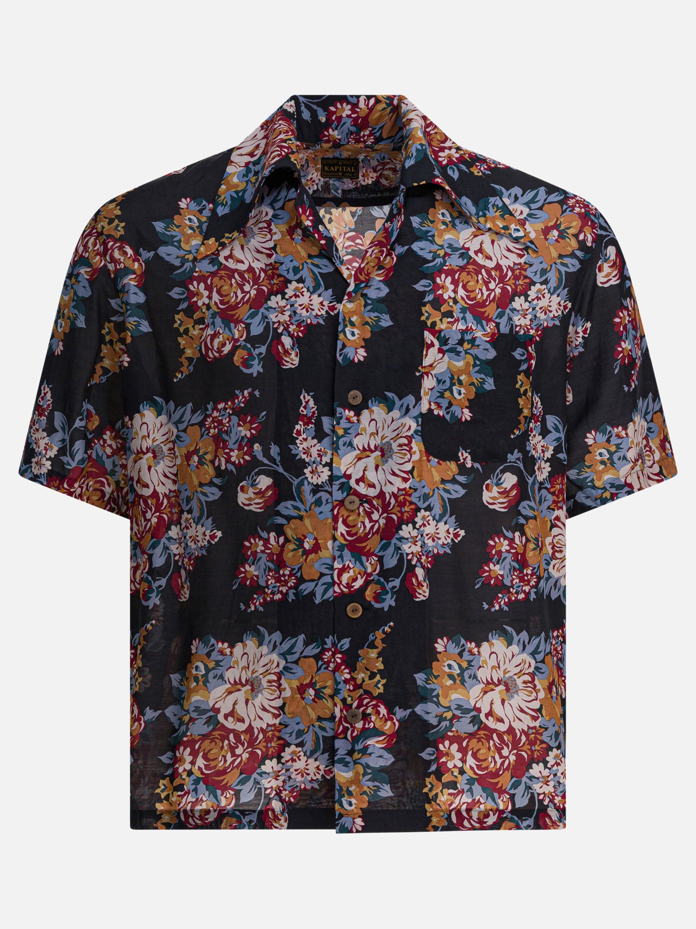 Camicie casual Floral  Nero - KAPITAL Uomo | PDP | VIETTI Online Store | thumbnail