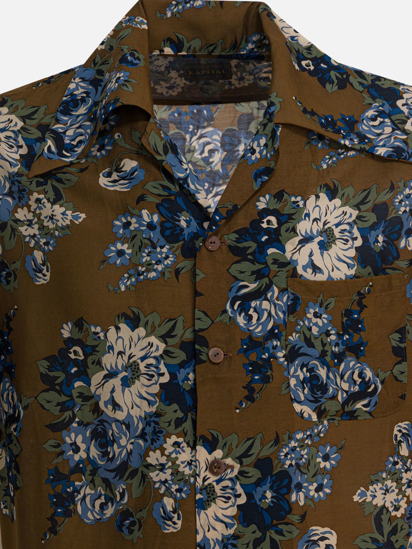 Camicie casual Floral  Verde - KAPITAL Uomo | PDP | VIETTI Online Store | thumbnail_3