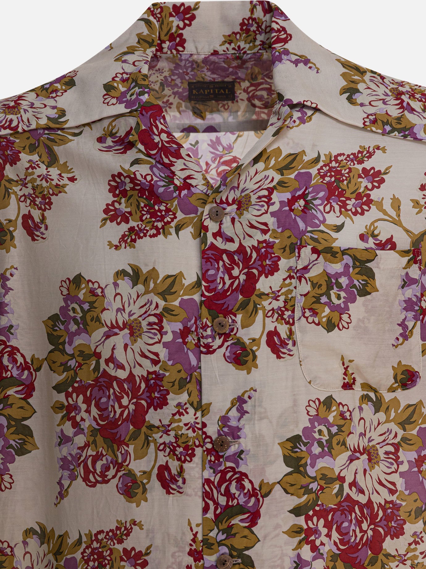 Camicie casual Floral  Rosa - KAPITAL Uomo | PDP | VIETTI Online Store | thumbnail_3