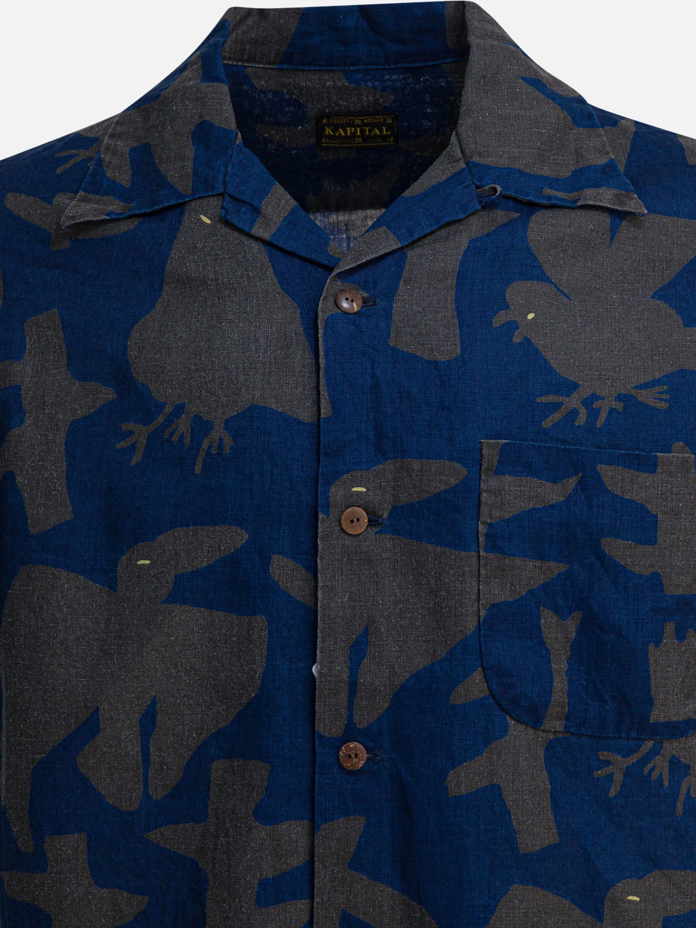 Camicie casual Graphics  Blu - KAPITAL Uomo | PDP | VIETTI Online Store | thumbnail_3