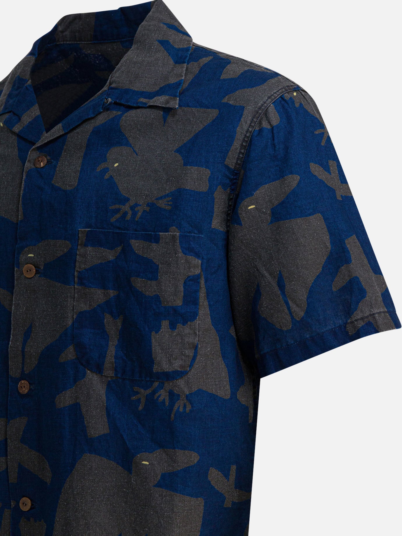Camicie casual Graphics  Blu - KAPITAL Uomo | PDP | VIETTI Online Store | thumbnail_4