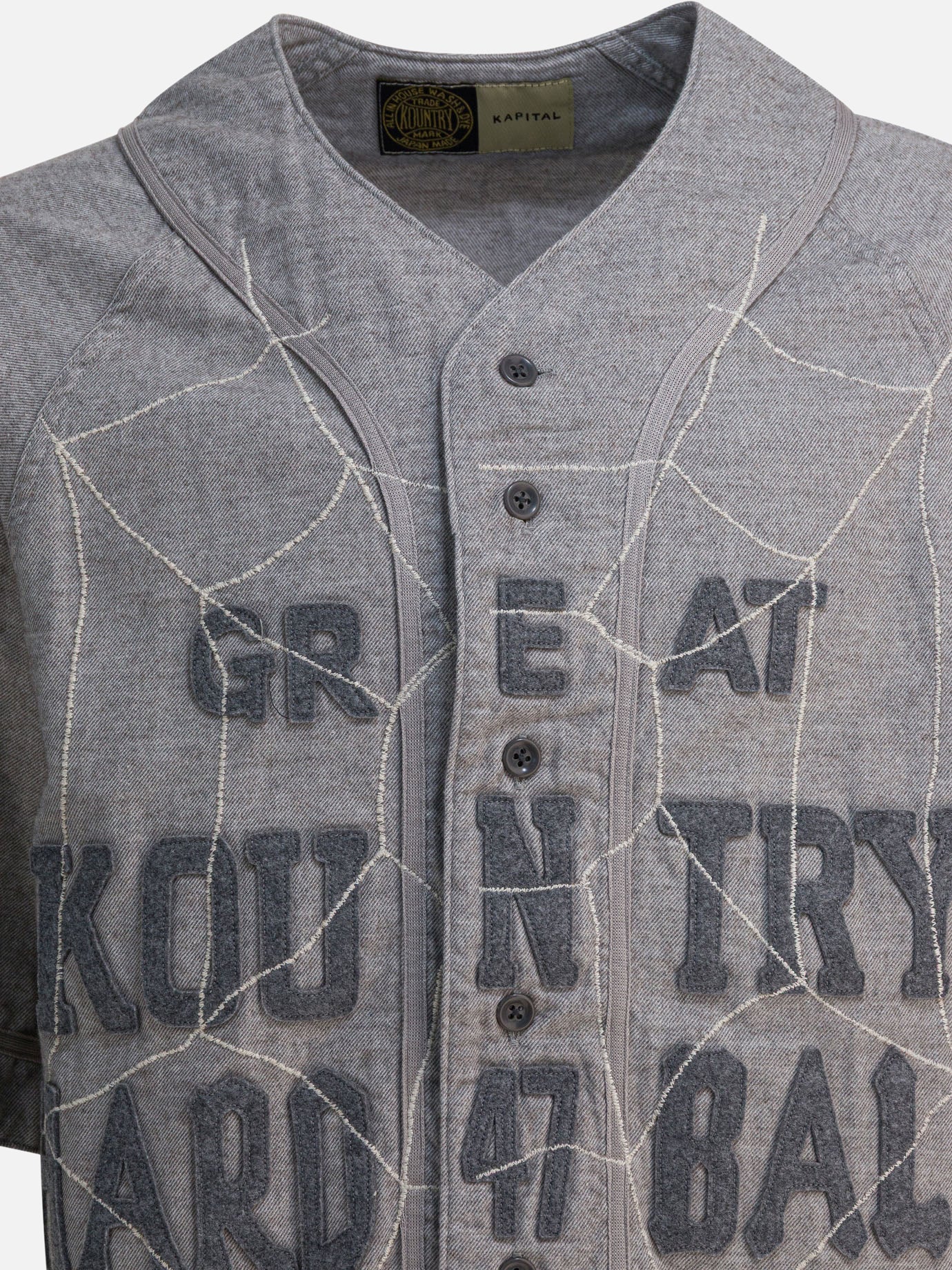 Camicie casual Graphics  Grigio - KAPITAL Uomo | PDP | VIETTI Online Store | thumbnail_3