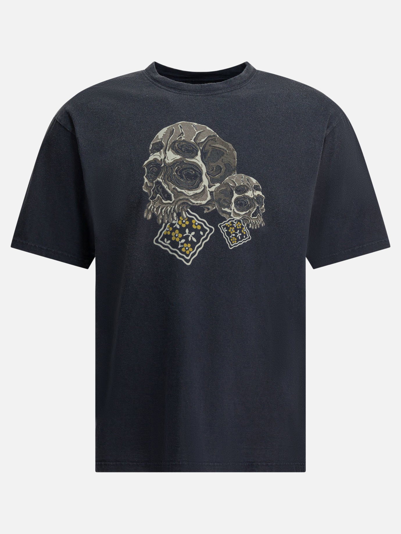 T-shirt girocollo Graphics  Nero - KAPITAL Uomo | PDP | VIETTI Online Store | thumbnail