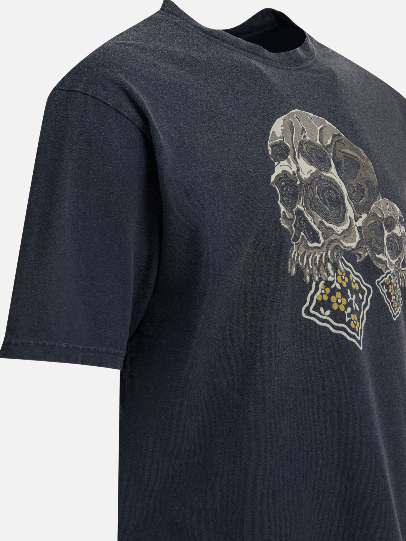 T-shirt girocollo Graphics  Nero - KAPITAL Uomo | PDP | VIETTI Online Store | thumbnail_4