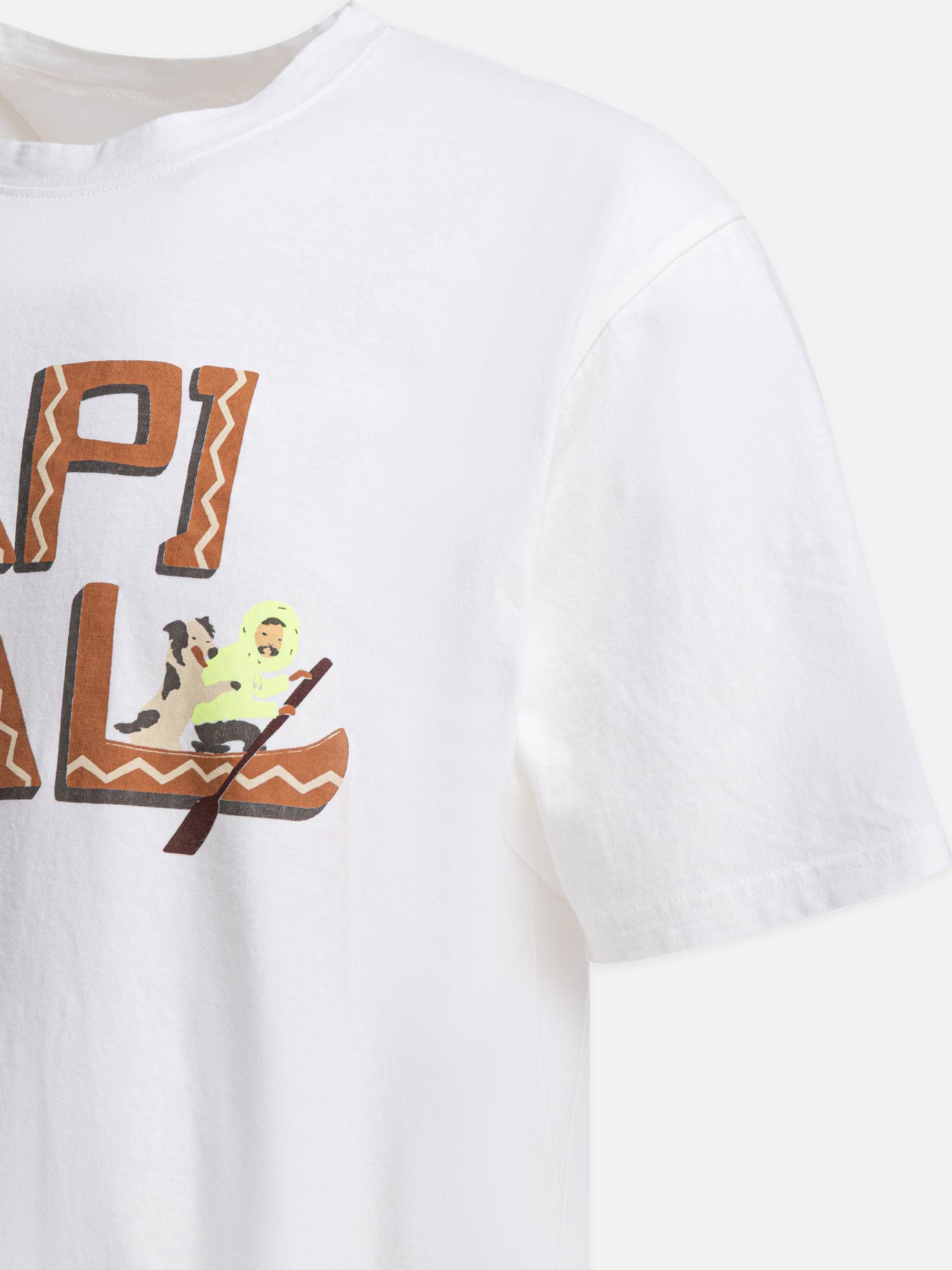 Crewneck t-shirts Graphics  Orange - KAPITAL Men | PDP | VIETTI Online Store | thumbnail_4