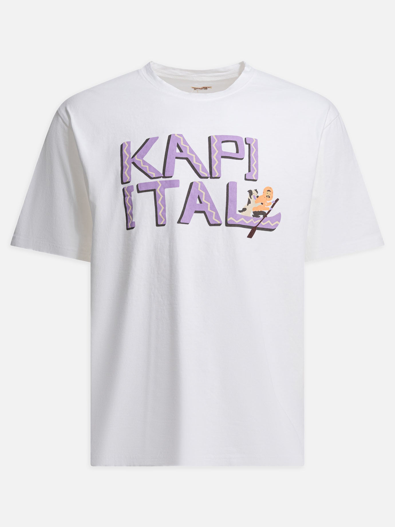T-shirt girocollo Graphics  Viola - KAPITAL Uomo | PDP | VIETTI Online Store | Zoom-Modal
