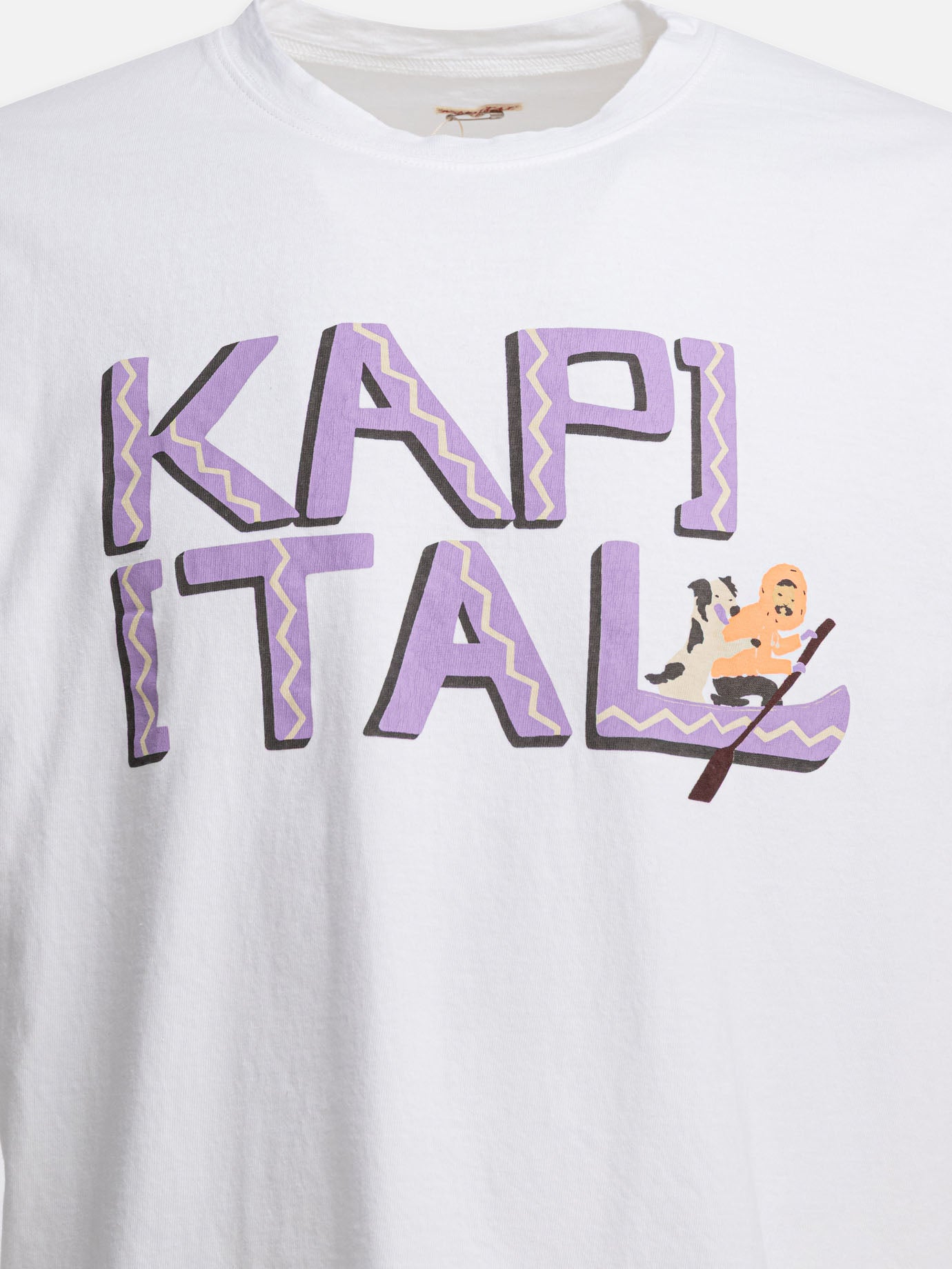 T-shirt girocollo Graphics  Viola - KAPITAL Uomo | PDP | VIETTI Online Store | Zoom-Modal_3
