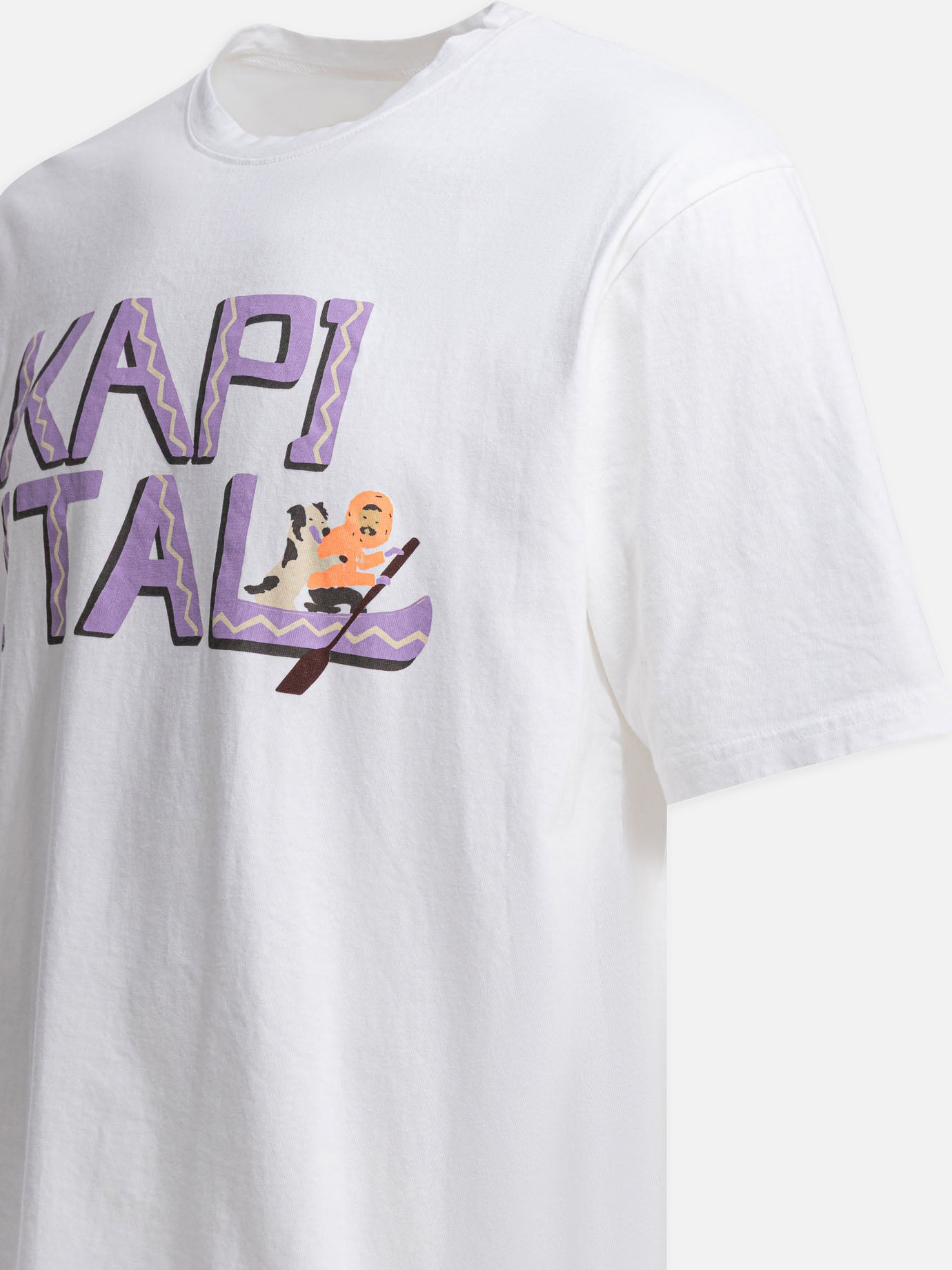 T-shirt girocollo Graphics  Viola - KAPITAL Uomo | PDP | VIETTI Online Store | Zoom-Modal_4
