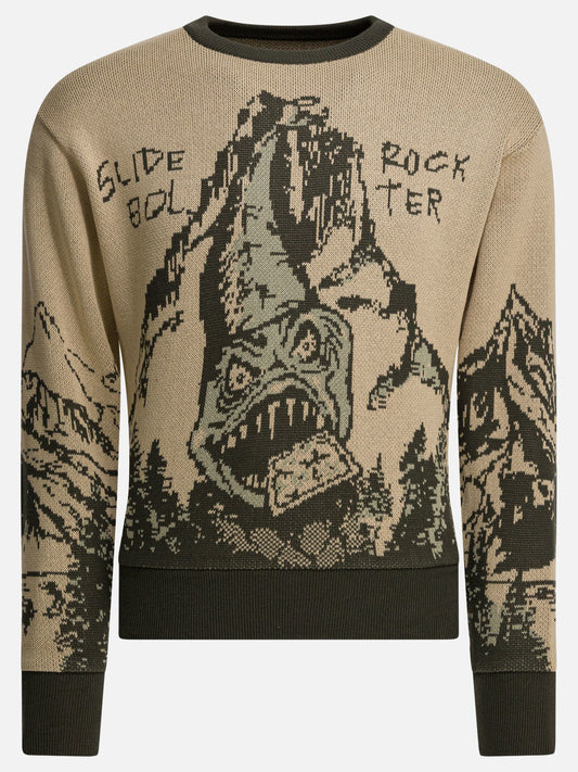 Maglioni girocollo Graphics  Beige - KAPITAL Uomo | PLP | VIETTI Online Store 
