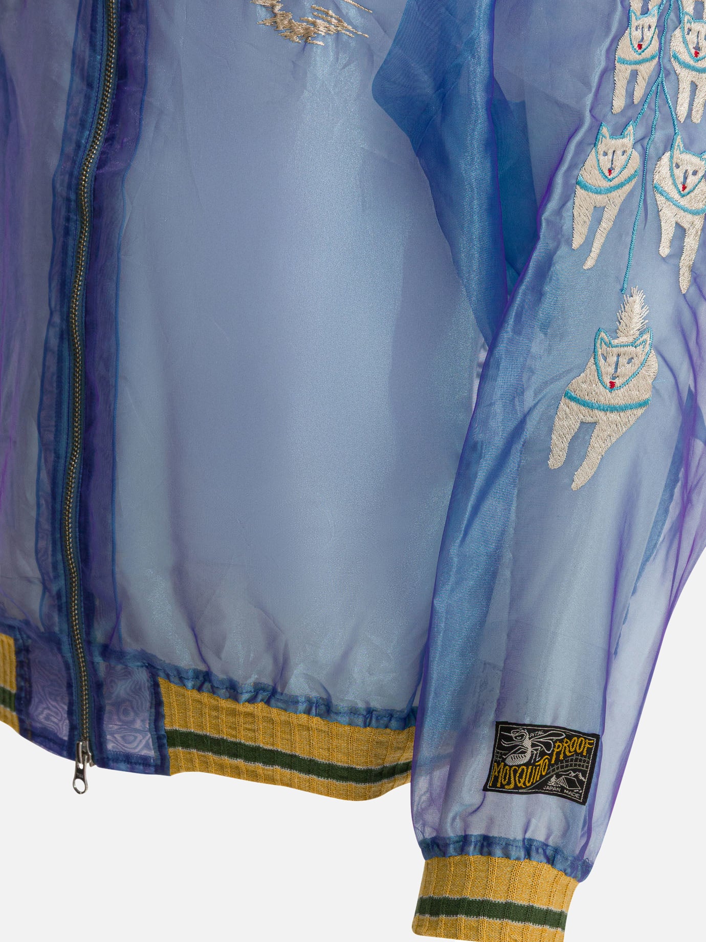 Bomber jackets Embroidered  Light blue - KAPITAL Men | PDP | VIETTI Online Store | thumbnail_4