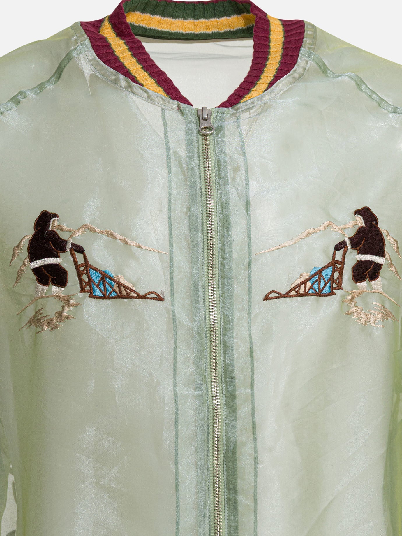 Bomber jackets Embroidered  Green - KAPITAL Men | PDP | VIETTI Online Store | thumbnail_3