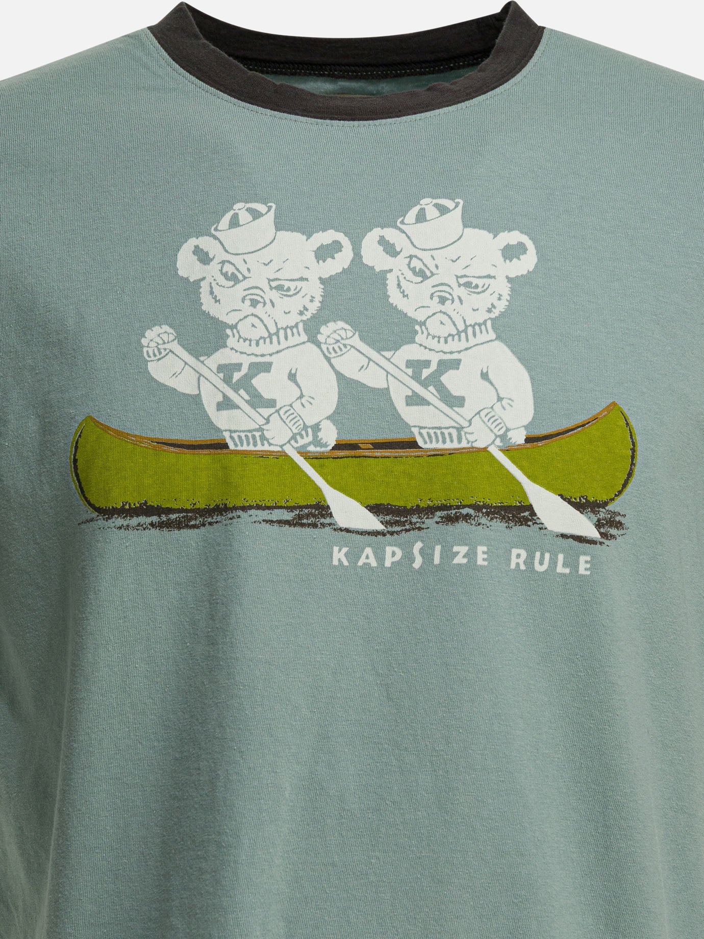 T-shirt girocollo Graphics  Blu - KAPITAL Uomo | PDP | VIETTI Online Store | thumbnail_3