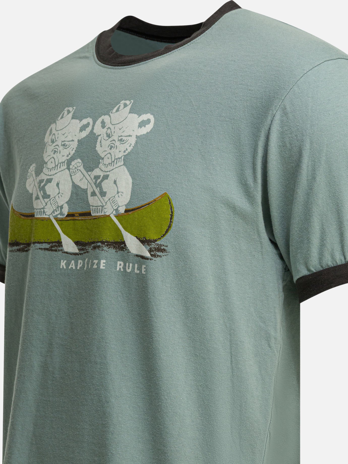 T-shirt girocollo Graphics  Blu - KAPITAL Uomo | PDP | VIETTI Online Store | thumbnail_4