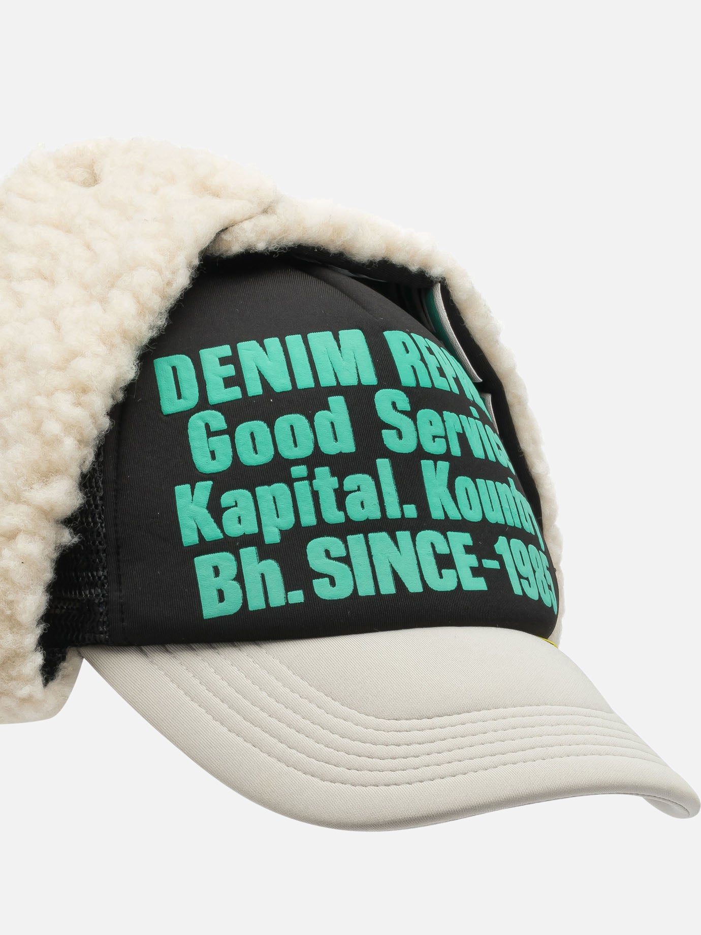 Cappelli trucker 100% polyester  Nero - KAPITAL Uomo | PDP | VIETTI Online Store | Zoom-Modal_4
