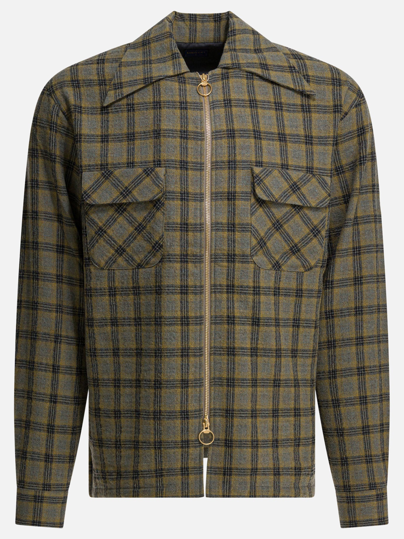 Giacche overshirt Check  Giallo - KAPITAL Uomo | PDP | VIETTI Online Store | Zoom-Modal
