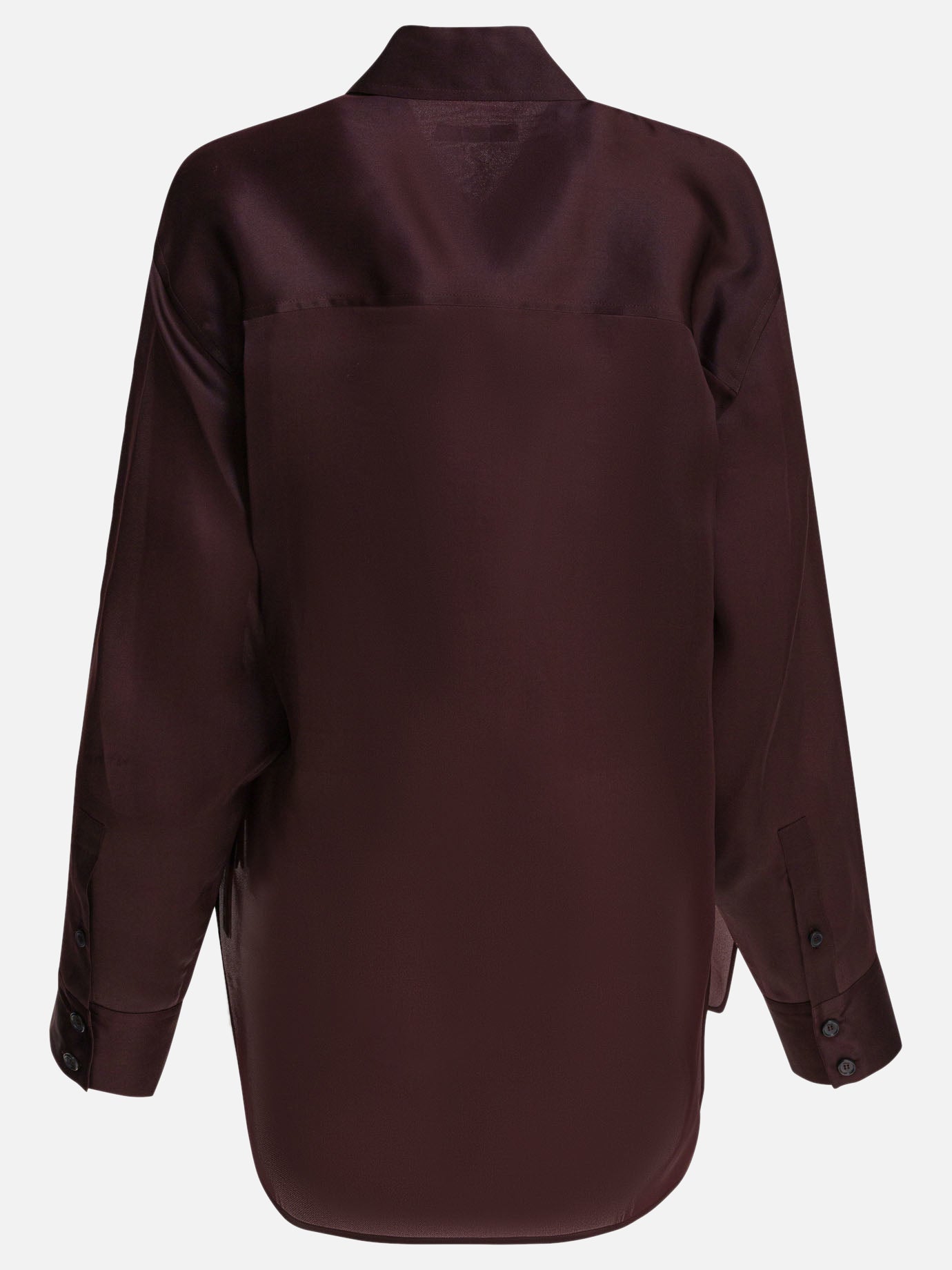 Casual shirts Solid colour  Bordeaux - Khaite Women | PDP | VIETTI Online Store | Zoom-Modal_2
