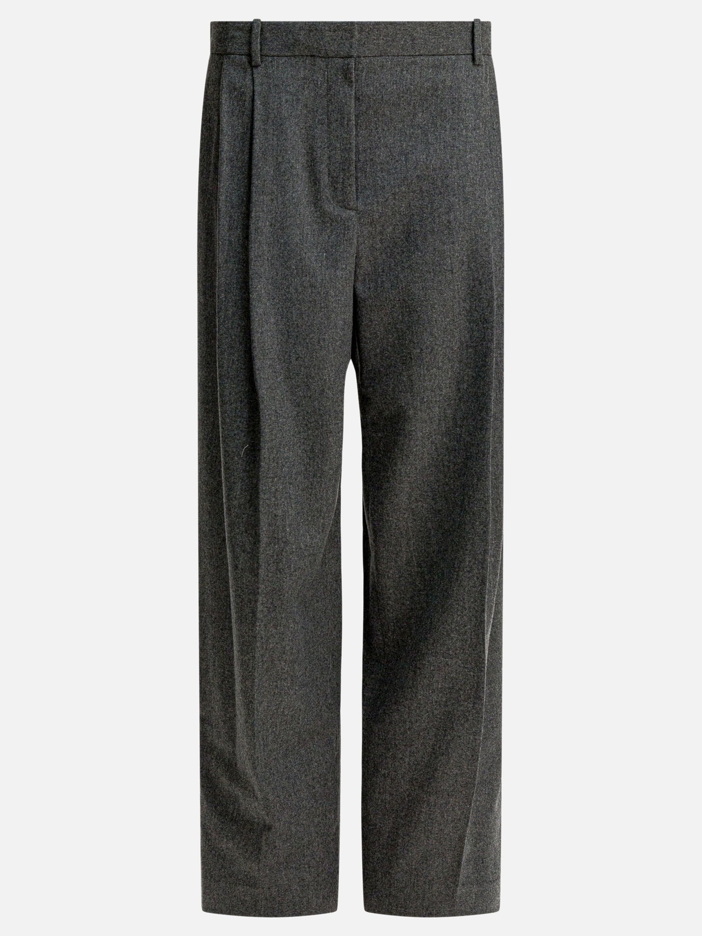 Leisure trousers Pinstriped  Grey - Khaite Women | PDP | VIETTI Online Store | Zoom-Modal

