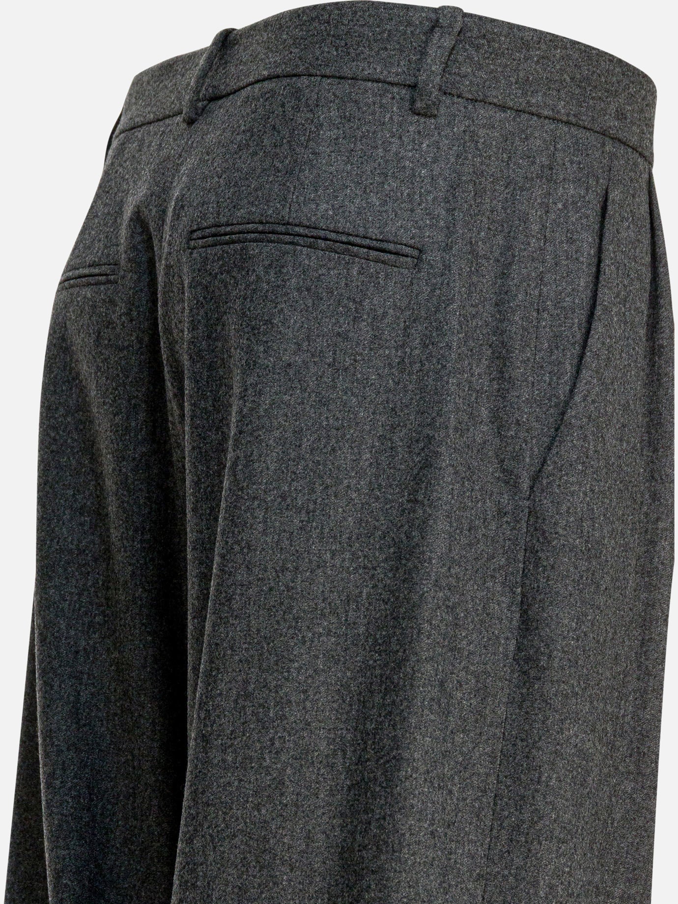 Leisure trousers Pinstriped  Grey - Khaite Women | PDP | VIETTI Online Store | Zoom-Modal_4
