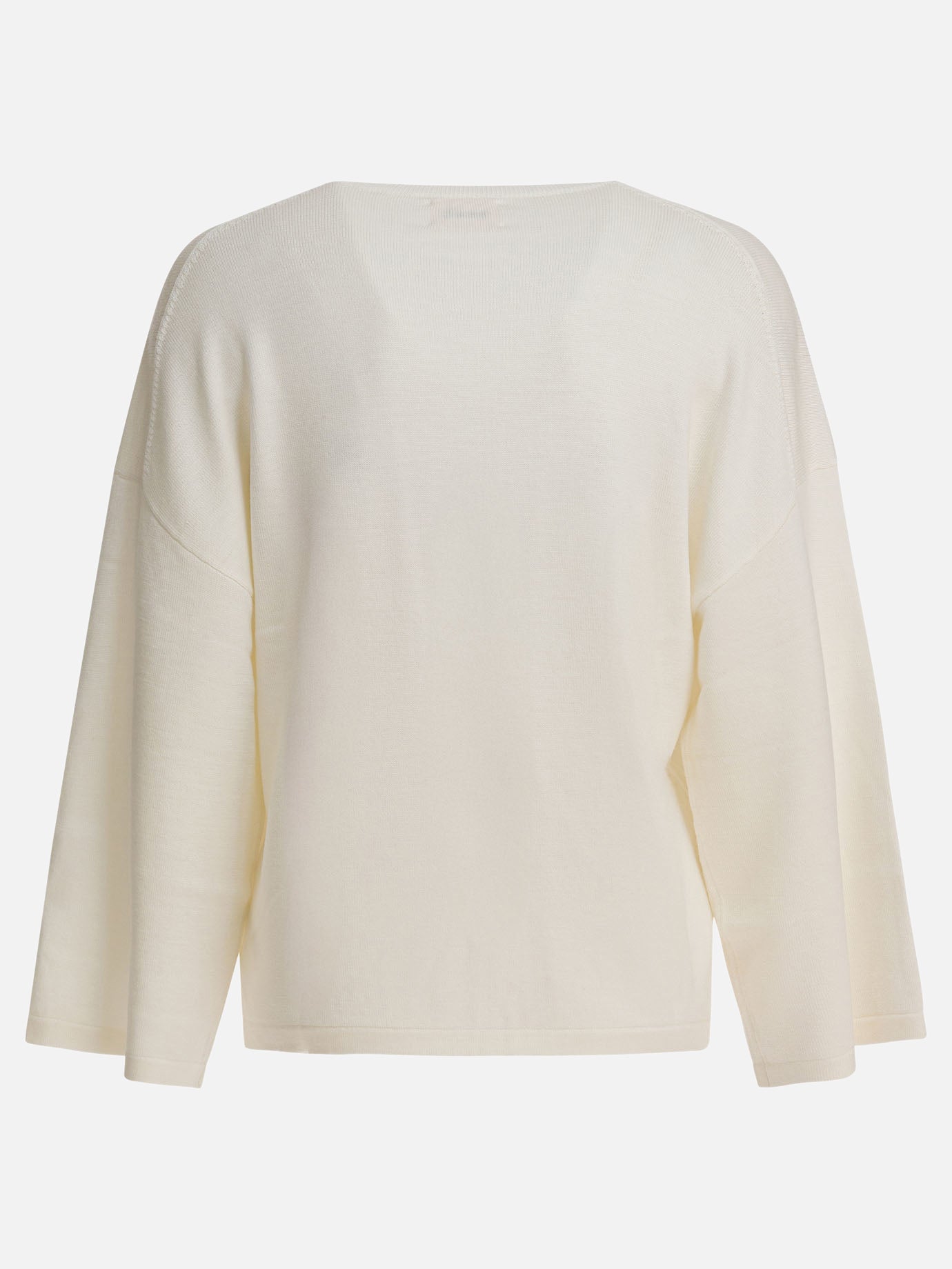 Crewneck sweaters Solid colour  White - Khaite Women | PDP | VIETTI Online Store | thumbnail_2