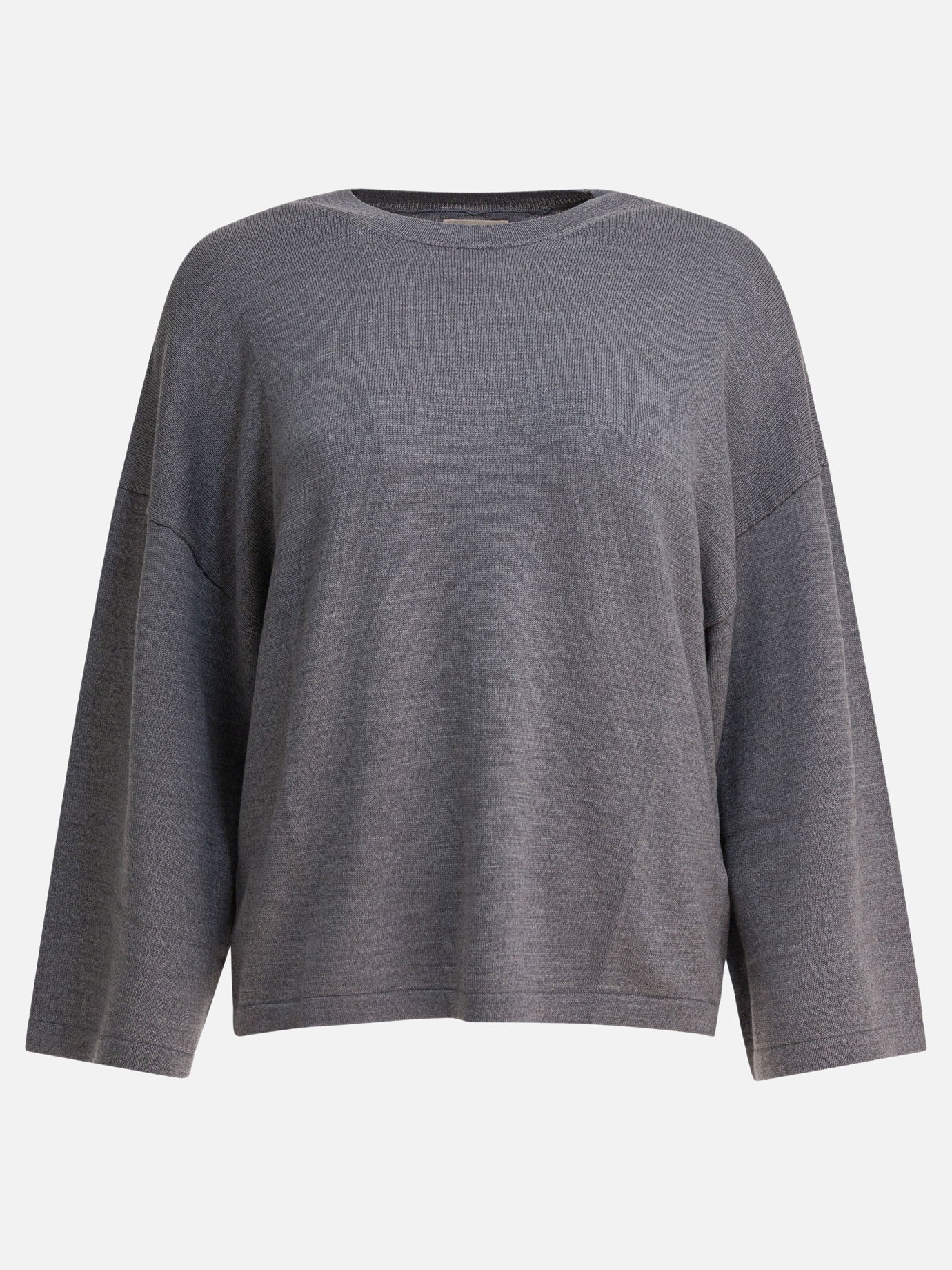 Crewneck sweaters Solid colour  Grey - Khaite Women | PDP | VIETTI Online Store | Zoom-Modal
