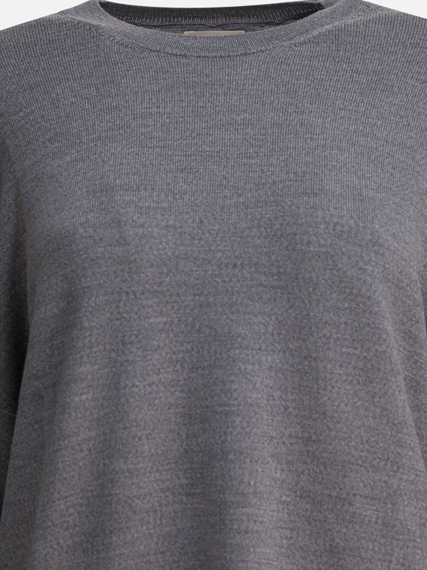 Crewneck sweaters Solid colour  Grey - Khaite Women | PDP | VIETTI Online Store | Zoom-Modal_3
