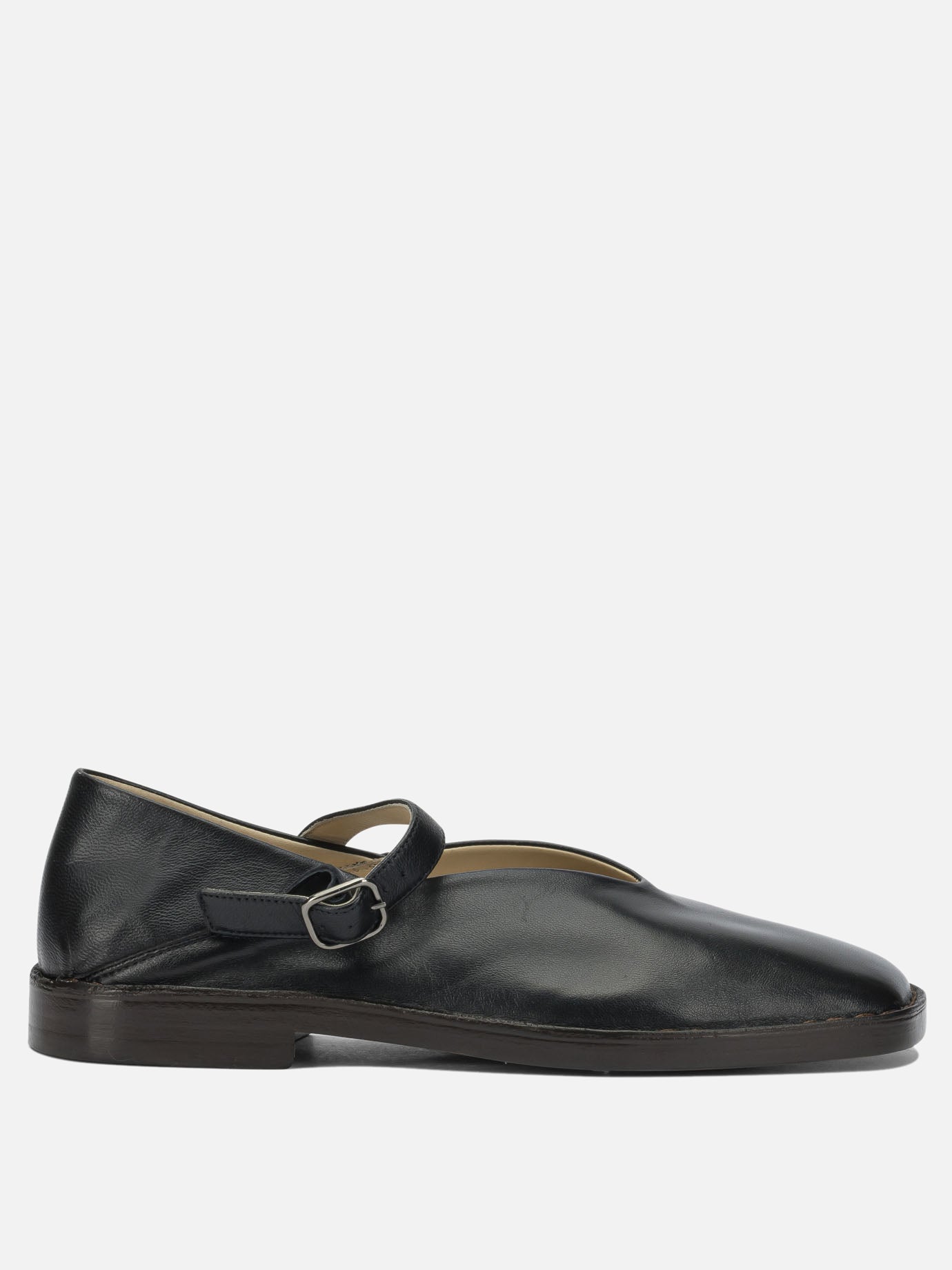 Ballerine Mary Jane 100% calf leather  Nero - Lemaire Donna | PDP | VIETTI Online Store | Zoom-Modal
