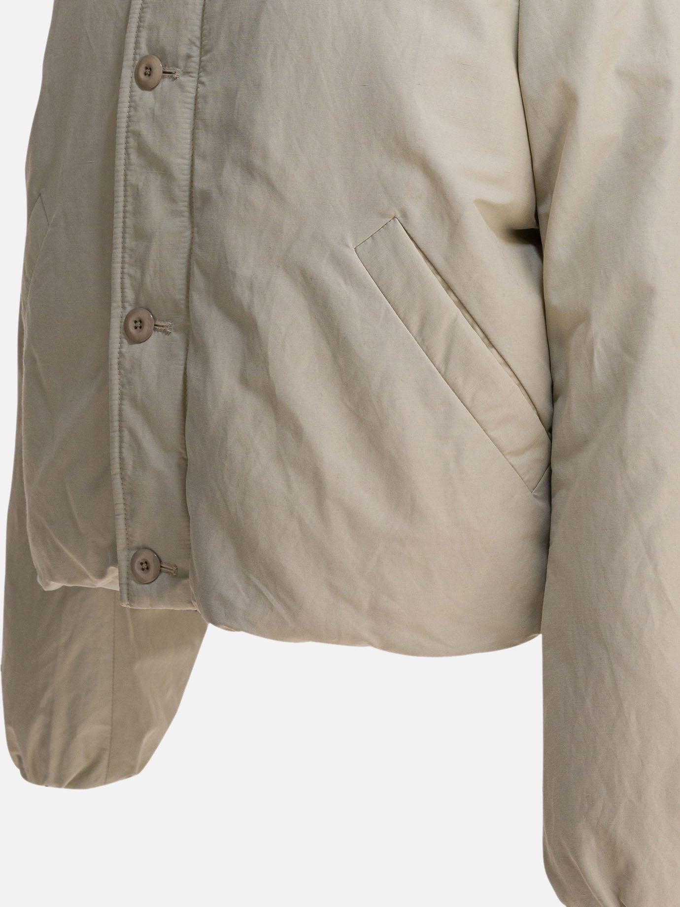 Piumini corti Solid colour  Bianco - Lemaire Donna | PDP | VIETTI Online Store | thumbnail_4