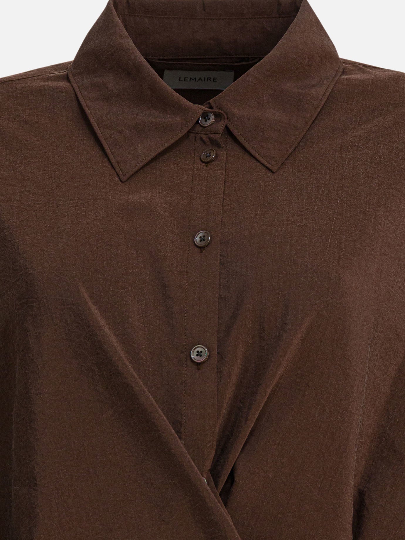 Casual shirts Solid colour  Brown - Lemaire Women | PDP | VIETTI Online Store | Zoom-Modal_3
