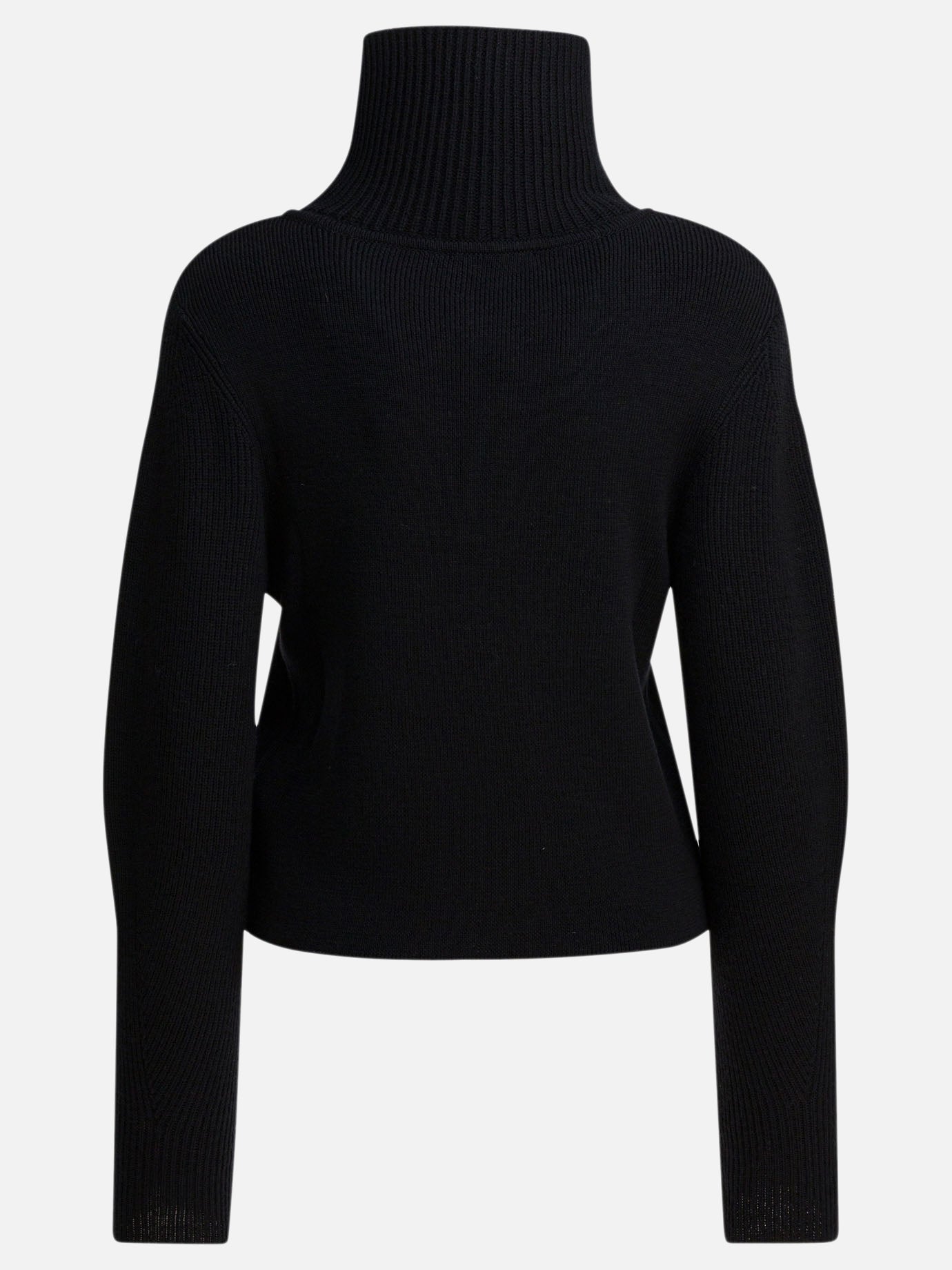 Half zip sweaters Solid colour  Black - Lemaire Women | PDP | VIETTI Online Store | thumbnail_2